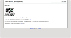 Desktop Screenshot of innovativedevelop.com