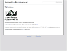 Tablet Screenshot of innovativedevelop.com